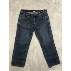Ridgecut Jeans Mens 38x30 Blue Carpenter Relaxed Fit Denim